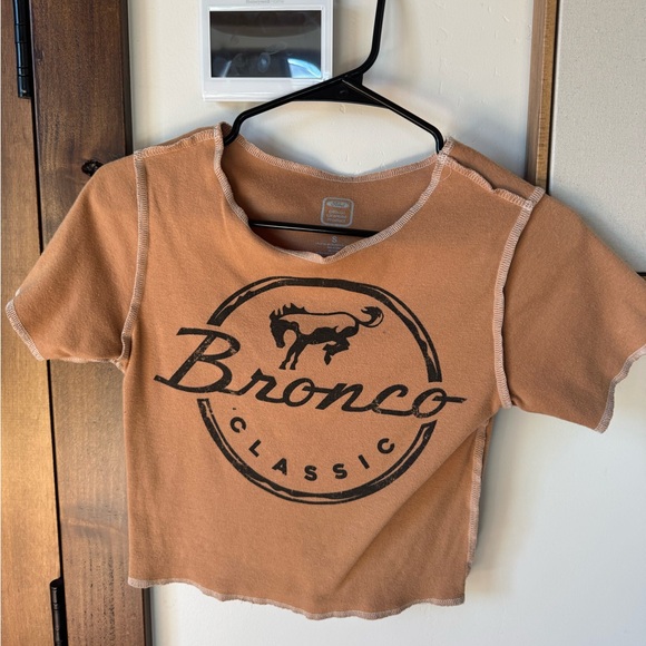 other Tops - Bronco baby tee small